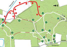Sourland Mountain Trail Map Vertical Elevation Gain - Hidden Trenton