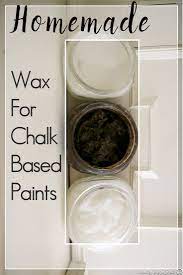 Homemade Wax For Chalk Based Paints Chalk Based Paint Furniture Wax Homemade Chalk Paint