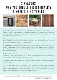 If you have a small dining room but still like to host guests, the sides of crate & barrel. 3 Reasons Why You Should Select Quality Timber Dining Tables By Osmenfurniture Issuu