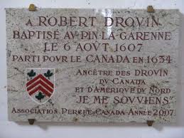 L Ancetre Robert Drouin Drouin Canadian History Family Roots
