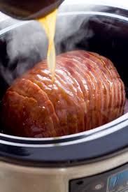 Slow Cooker Honey Glazed Ham Recipe Slow Cooker Ham Recipes Recipes Crockpot Ham
