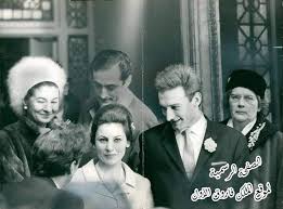 صورة تجمع بين كل من الأميرة فادية الأبنة الصغرى للملك فاروق والملكة فريدة وزوجها النبيل الروسي بيير أورلوف في لندن في 18 فبر Egyptian History Old Egypt Egypt