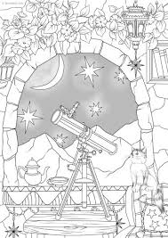 Animal pirate with nautical telescope coloring page. Telescope Favoreads Coloring Club