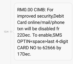Unable to access cimbclick (error:clk00766) after old card deactivated, had to add the new card no. Cimb Debit X Used For Online Purchase Anymore