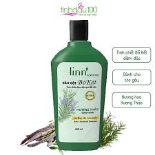 Dầu gội Bồ kết Hương thảo Linn Saroma trị gàu, giảm rụng tóc, dưỡng tóc  chắc khỏe | Tinh Dầu 100