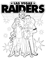 Free educational coloring pages and activities for kids. Raiders Activities Las Vegas Raiders Raiders Com