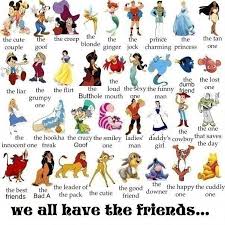 I Have At Least One Friend That Fits Each Category Disney Characters Pictures Disney Friends Funny Disney Characters