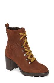 Aquatalia Ihana Water Resistant Lace Up Boot Nordstrom Rack Boots Lace Up Boots Bootie Boots