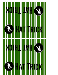 Hat Trick Bag Hockey Birthday Party Treat Topper Bags Green Etsy In 2021 Hockey Birthday Parties Hockey Birthday Birthday Party Treats