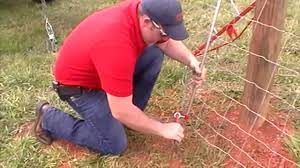 Installing Woven Field Fence Youtube
