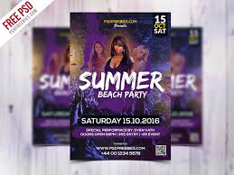 Free party flyer templates psd. Summer Beach Party Flyer Template Free Psd Psdfreebies Com
