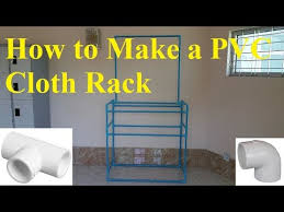 Line up the pool noodle on the wall so that at least two of the slits sit over studs. How To Make Pvc Pipe Cloth Rack Youtube