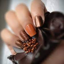 Cute fall design nails with attractive autumnal hues. Cute Autumn Nail Designs You Ll Want To Try Nails Thanksgiving Nails Thanksgiving Nail Designs