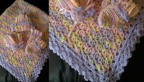 You can find a helpful video tutorial above. Picot Shell Bordered Crocheted Baby Blanket Free Crochet Pattern The Crochet Space