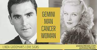 This means they're bound to have some things in common. Gemini Man And Cancer Woman Love Compatibility Linda Goodman