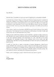 It explains the applicant's personality, drives, experience, and future goals. Example Of A Motivational Letter Dragutin Suker