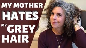 When it starts to get longer, and curl i just get a crue cut. I M Going Grey My Mother Hates My Grey Hair My Curly Grey Hair Transition Youtube