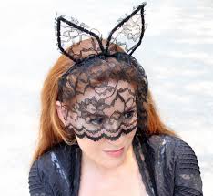 Cat ears are cute accessories that can be easily made. Diy Veiled Cat Ear Headband Easy To Sew Gina Michele