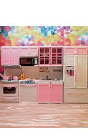 barbie 4 piece vogue modern kitchen set