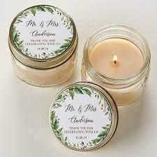Diy Wedding Favor In 2022 Jar Candle Favors Mason Jar Candle Favors Creative Wedding Favors