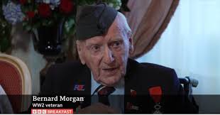 VE DAY HEROES: Bernard Morgan lives in Crewe and is 100 years old.