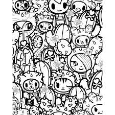Spiroglyphics coloring page beautiful girl. Unicorn Tokidoki Coloring Page Novocom Top
