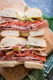 Italian Salami Bagel Sandwich Recipe Sandwiches For Lunch Bagel Sandwich Bagel Sandwich Lunch
