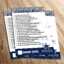 This post was created by a member of the buzzfeed commun. Dallas Cowboys Sports Party Trivia Game Football Trivia Game Football Trivia Sports Invitations