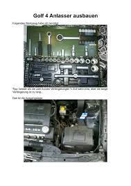 Der anlasser im auto dient. Golf 4 Anlasser Ausbauen Uploadarea De