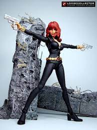 Black widow may not have superpowers, but she still packs a punch. Black Widow Figuarts Style Marvel Legends Custom Action Figure Custom Action Figures Marvel Girls Marvel Action Figures