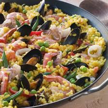Paella Sucree Salee Ananas Chorizo Et Fruits De Mer Recette Paella Chorizo Paella Aux Fruits De Mer