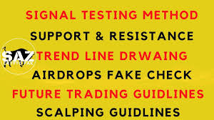 Once configured, it remains intact until being replaced. Live7 Signal Testing Support Resistance Trend Line Fake Airdrops Future Trading Scalping Youtube