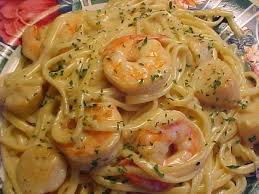Vous pouvez utiliser d'autres pâtes (selon vos goûts). Linguine Sauce Cremeuse Aux Crevettes Et Aux Petoncles Recettes De Cuisine Pates Crevettes Recette