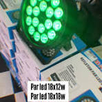 O super Propar Led 54 RGBW Refletor com estrutura de ...
