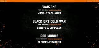 Call Of Duty Mobile Redeem Codes 2021 October Updated Ucn Game