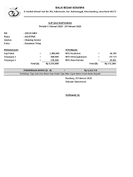Berikut adalah format, template contoh slip gaji dalam doc, word, juga cara membuat slip gaji di microsoft excel. Contoh Slip Gaji Karyawan Format Ms Excel