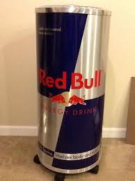red bull rolling ice chest drink cooler w wheels new 3 ft tall man cave red bull beverage cooler ice chest