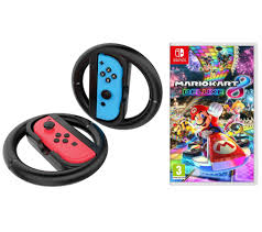 Whether you're racing your family on the big screen in your living room, playing in the park, or visiting a friend's place, nintendo switch lets you play mario kart any way you like! Buy Nintendo Switch Mario Kart 8 Deluxe Vs4794 Joy Con Racing Wheels Bundle Free Delivery Currys
