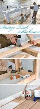 Vintage Bank Bauen Diy Holz Couchtisch Selber Bauen Vintage Bank
