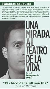 VIDEO ¿Sabes lo que se siente ser observado? Averígualo en el Teatro Luis  Poma