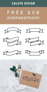 Free Ribbon Banner Svg Png Eps Dxf By Caluya Design In 2020 Free Printable Clip Art Cricut Banner Banner Clip Art