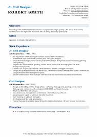 Civil engineering technician cover letter example. Civil Designer Resume Samples Qwikresume