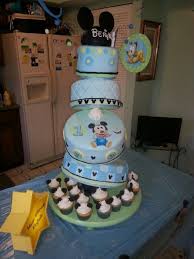 See more party ideas and share yours at catchmyparty.com. 27 Marvelous Photo Of 1st Birthday Cake Boy Entitlementtrap Com Baby Mickey Cake Mickey Cakes First Birthday Cakes