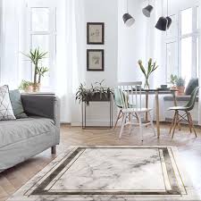Select from premium teppich wohnzimmer of the highest quality. Teppich Wohnzimmer Beige Gold Kurzflor Bordure Meliert Modern Designer Teppich Myshop24