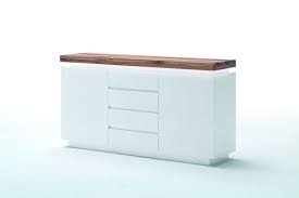 Sideboard Romina Modern Weiss 150cm Breit Eiche Massiv Sideboard Weisse Eiche