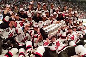 2003 Champs New Jersey Devils Stanley Cup Detroit Red Wings Hockey