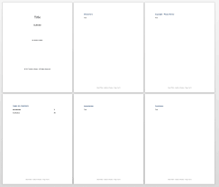 Is your kindle oasis or kindle paperwhite getting filled up with stuff you'll only read. Kindle E Book Template Free Download Free Kindle Word Template