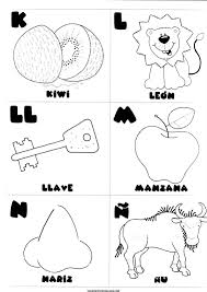 Letras K L Ll M N N Para Colorear Dibujos Para Colorear