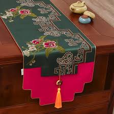 Our khaki outdoor round coffee table cover is constructed of tightly woven polyester and backed with polyvinyl chloride to protect against damage from rain and snow. Modern New Chinese Style Table Flag Zen Classical Coffee Table Cover Cloth Tea Table Tablecloth Chaxi Cultural Heritage All About Health And Love Real Chinese Tea