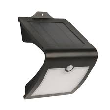 Feit Electric Solar Powered Integrated Led Dusk To Dawn Black Outdoor Security Light At Menards